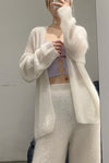 SWAYING/KNIT Seamless Mohair Pants-Double Layer SW211XZ04